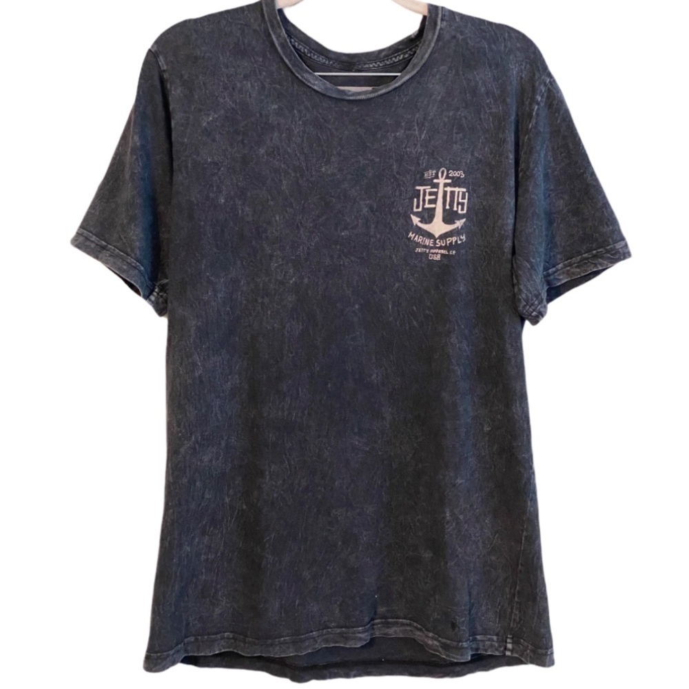 Jetty marine supply graphic acid wash tee m